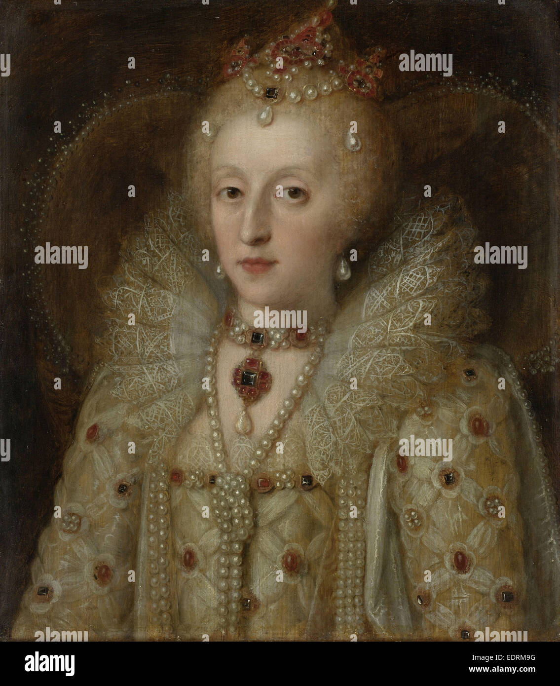 Portrait d'Elizabeth I, reine d'Angleterre, Anonyme, 1550 - 1599 Banque D'Images