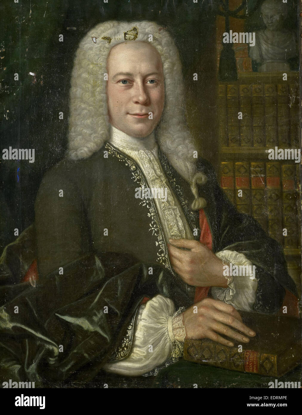 Portrait d'un historien, anonyme, c. 1730 Banque D'Images
