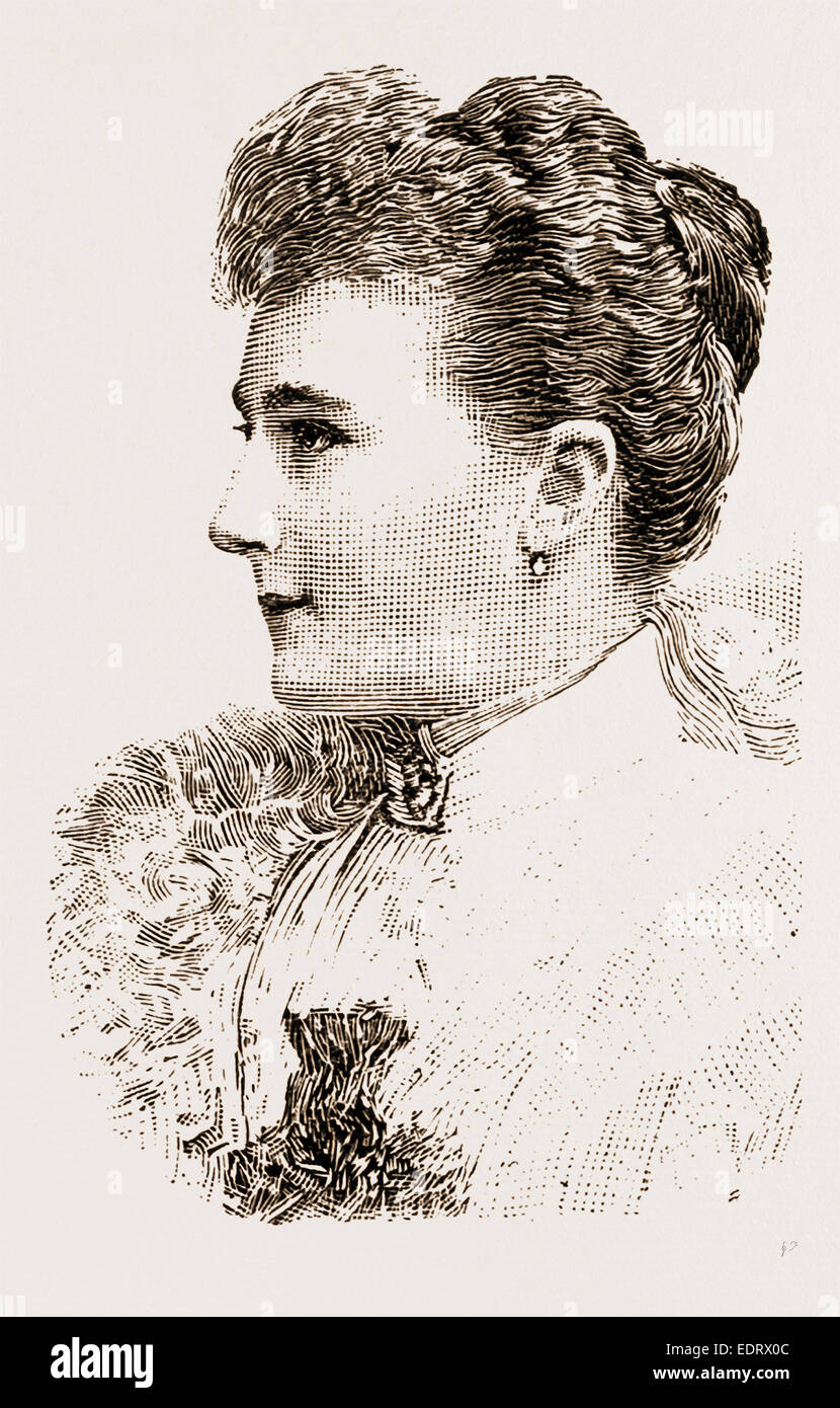 La princesse Alexandra d'ANHALT, 1897 Banque D'Images