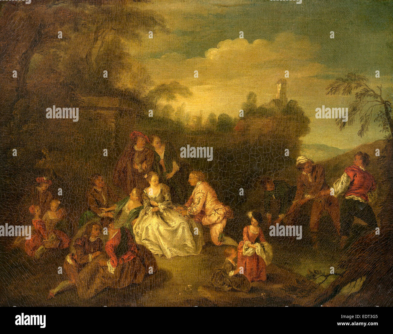 Après Jean-Baptiste Joseph Pater Banque D'Images