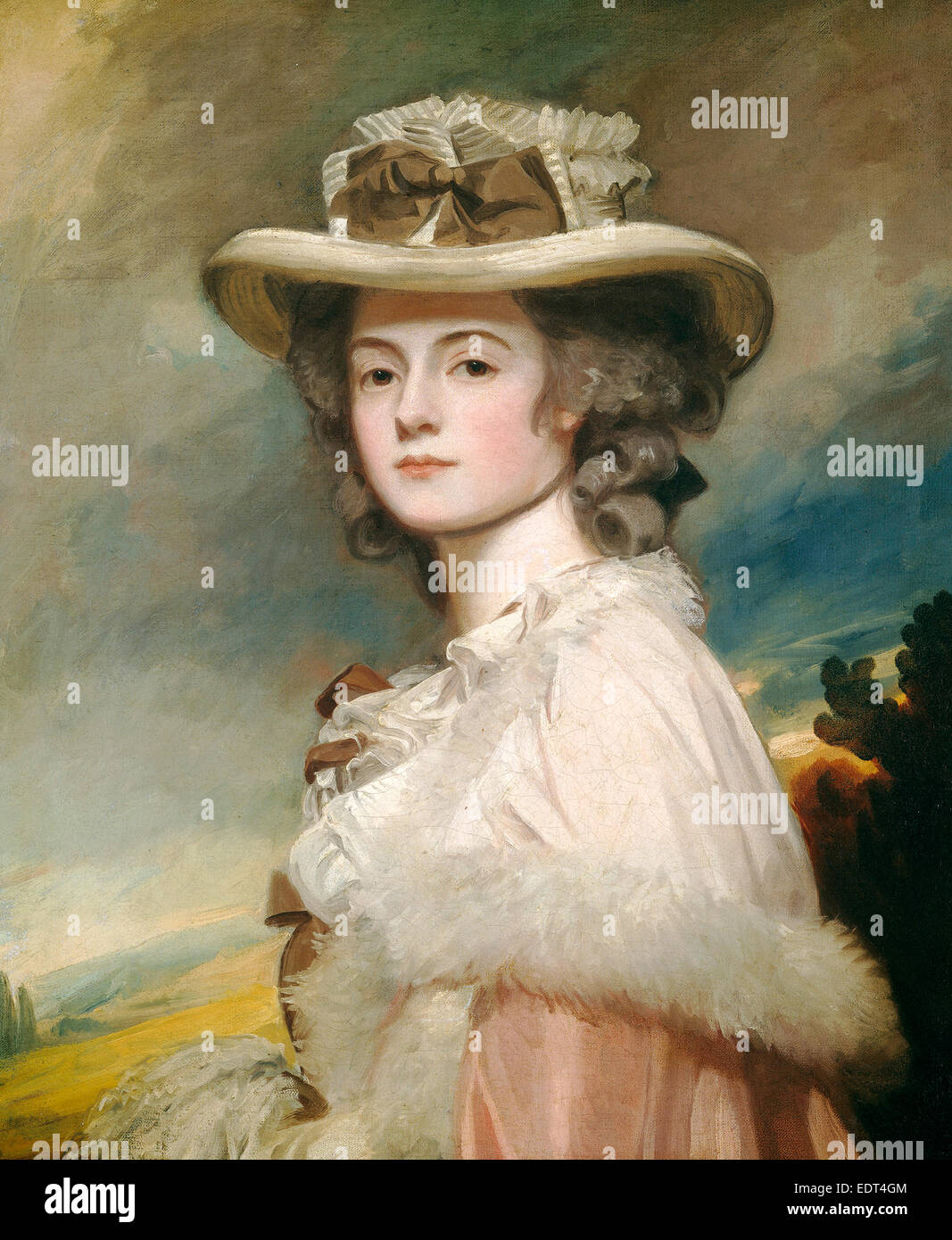 George Romney, Mme Davies Davenport, britannique, 1734 - 1802, 1782-1784, huile sur toile Banque D'Images
