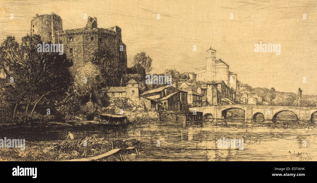 Auguste Lepère, Clisson (Loire inférieure), français, 1849 - 1918, 1909, eau-forte Banque D'Images