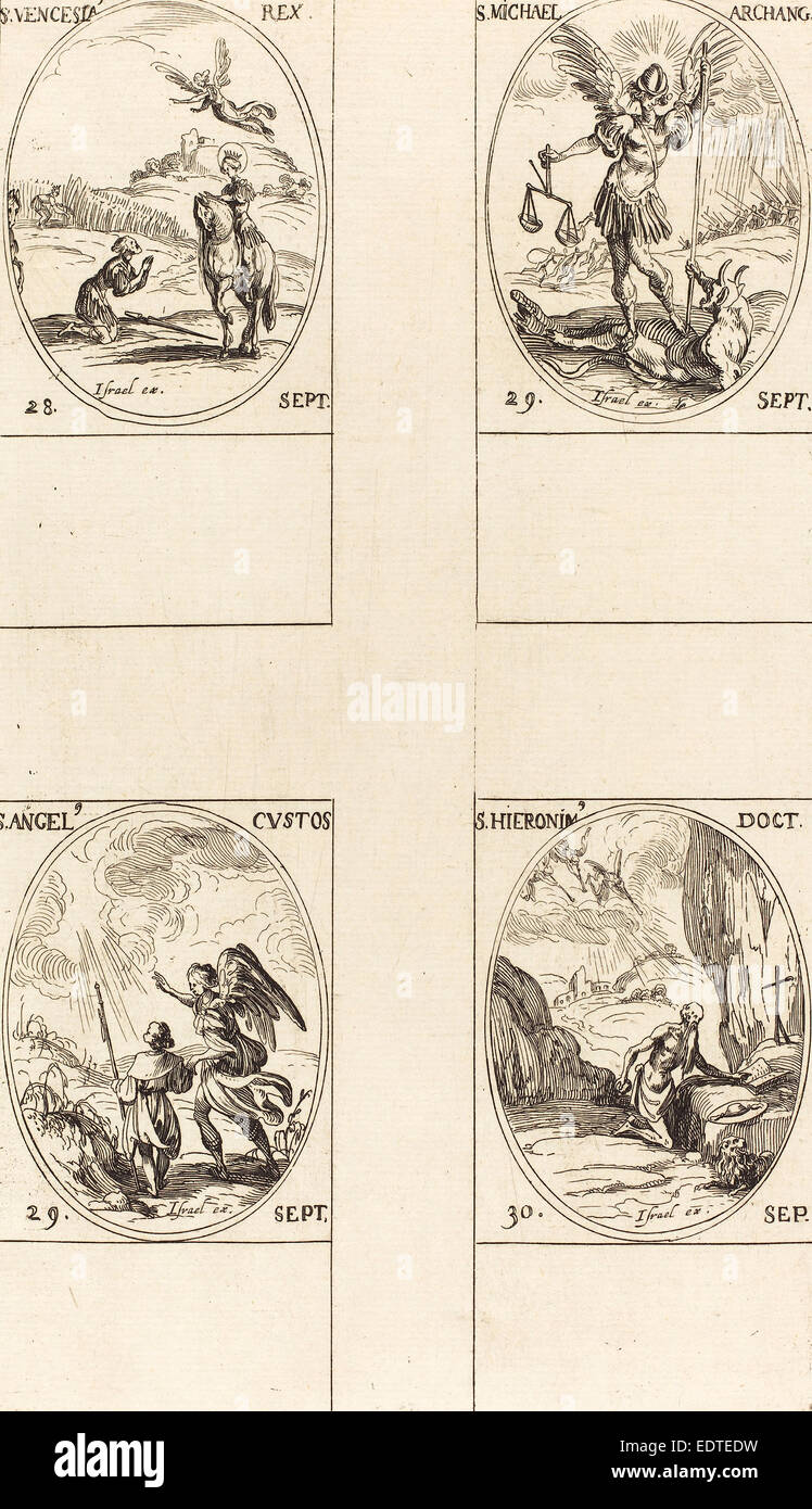 Jacques Callot Français 1592 1635 Saint Venceslas - 