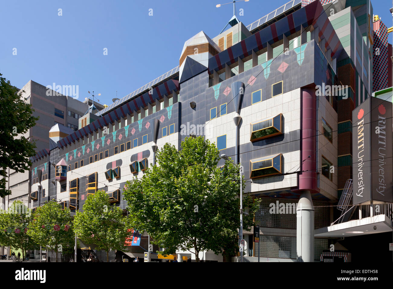 L'Université RMIT à Melbourne, Australie Banque D'Images