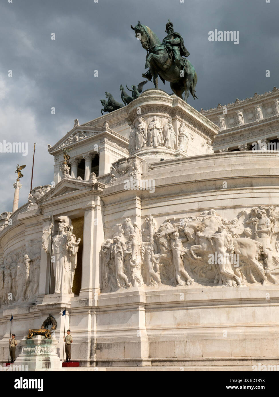 Altare della Patria (Vittoriano), Piazza Venezia, Rome, Italie Banque D'Images