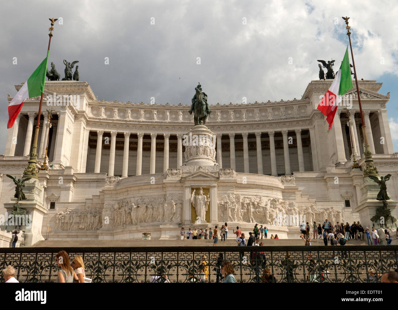 Altare della Patria (Vittoriano), Piazza Venezia, Rome, Italie Banque D'Images