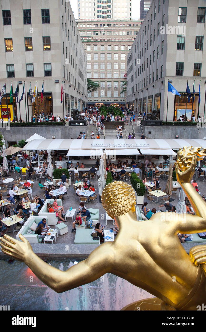 Le Rockefeller Center, Midtown, Manhattan, New York, USA, Amérique latine Banque D'Images