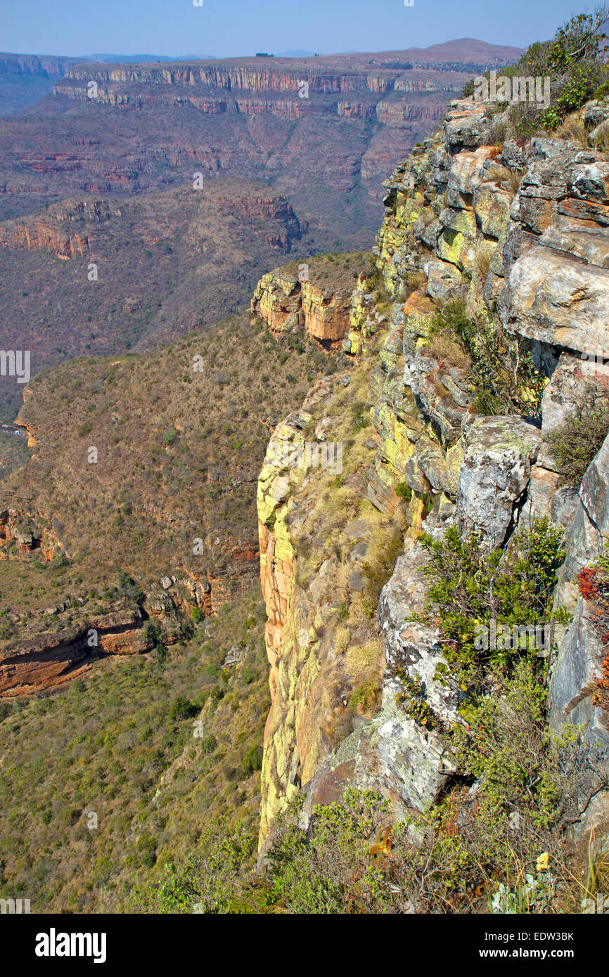 Blyde River Canyon, un des plus grands canyons du monde Banque D'Images