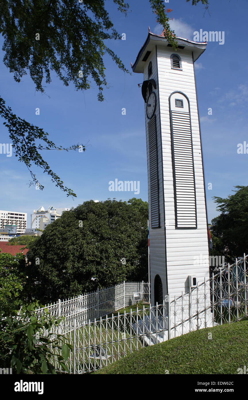 Tour de l'horloge Atkinson, Kota Kinabalu, Sabah Banque D'Images