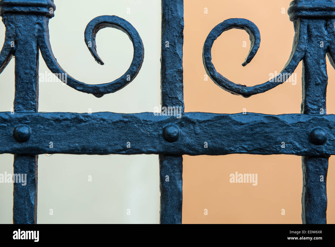 Fer à repasser decotations artistique Banque D'Images