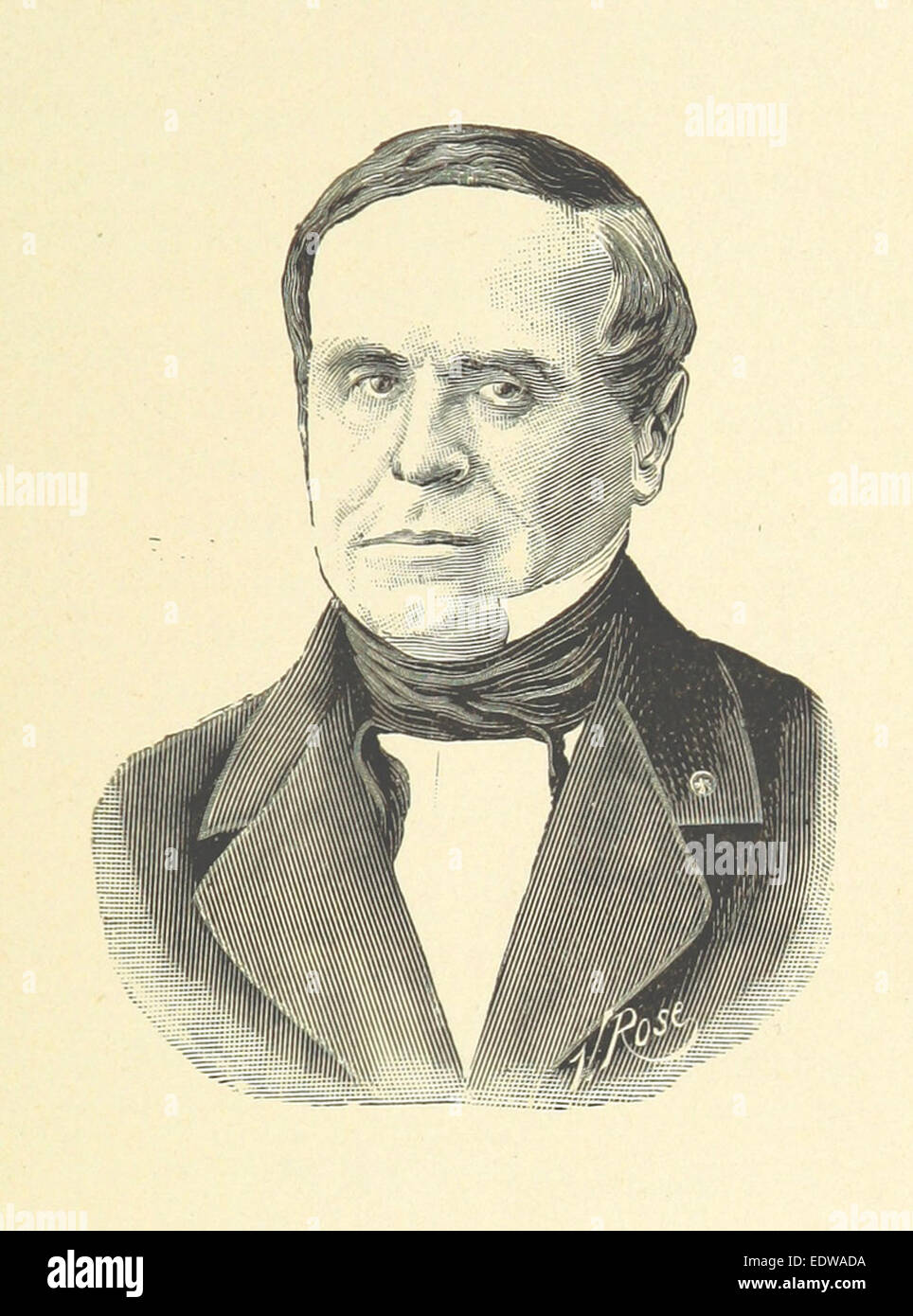 L'illustration réalisée par Bonnefoy en 1895 de Marc-Numa-Alexandre Meinadier, figure remarquable, donne un aperçu de la représentation artistique des personnages historiques de l'époque. Banque D'Images
