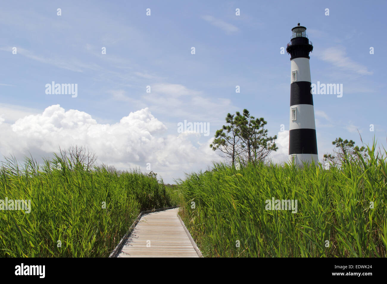 Bodie Island Lighthouse, Cape Hatteras National Seashore, NC Banque D'Images