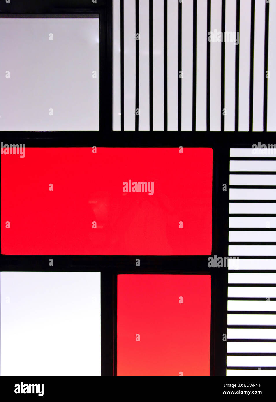 Gros plan du fort et créatif moderne ligne fond d'écran dans un style chinois, vertical Banque D'Images