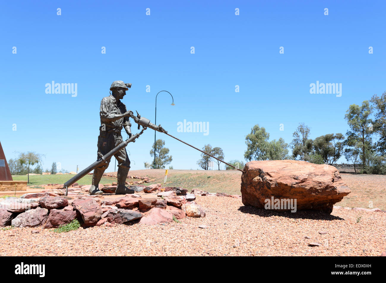 Hommage aux sports mineurs, Cobar Heritage Park, Koser, New South Wales, NSW, Australie Banque D'Images