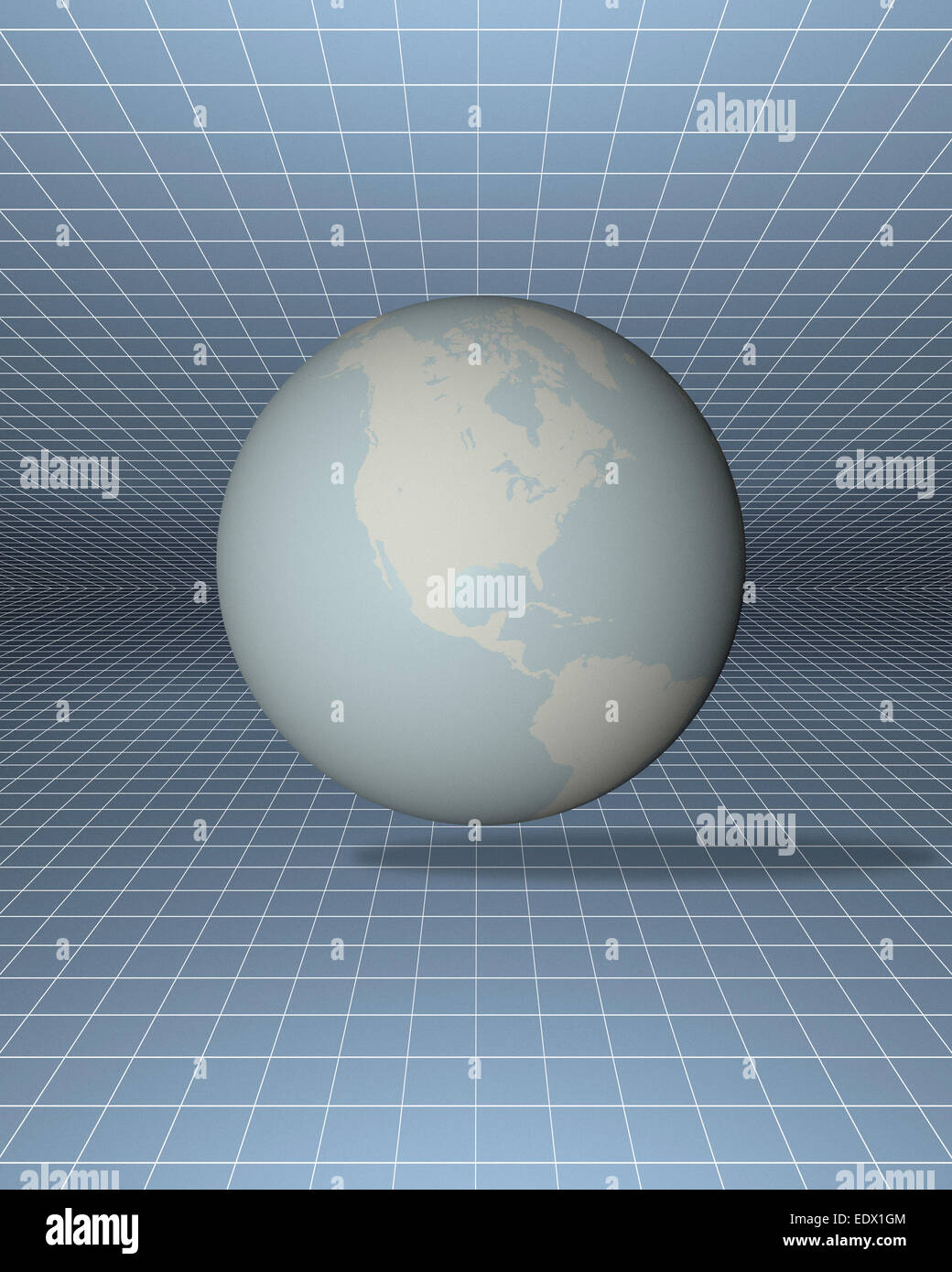 Cartes et globes Banque D'Images