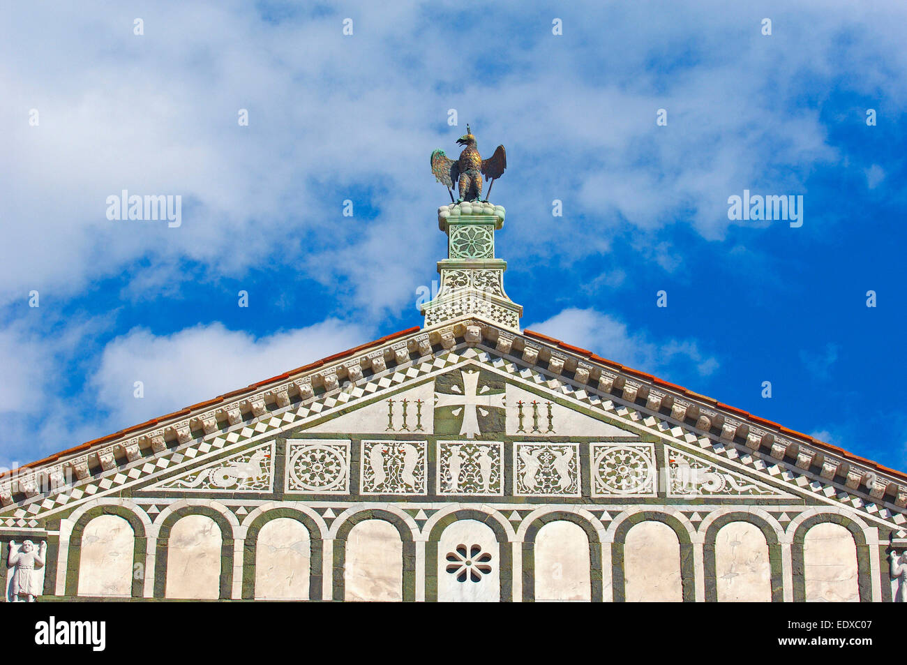 San Miniato al Monte, Florence, église San Miniato al Monte, Toscane, Italie Banque D'Images