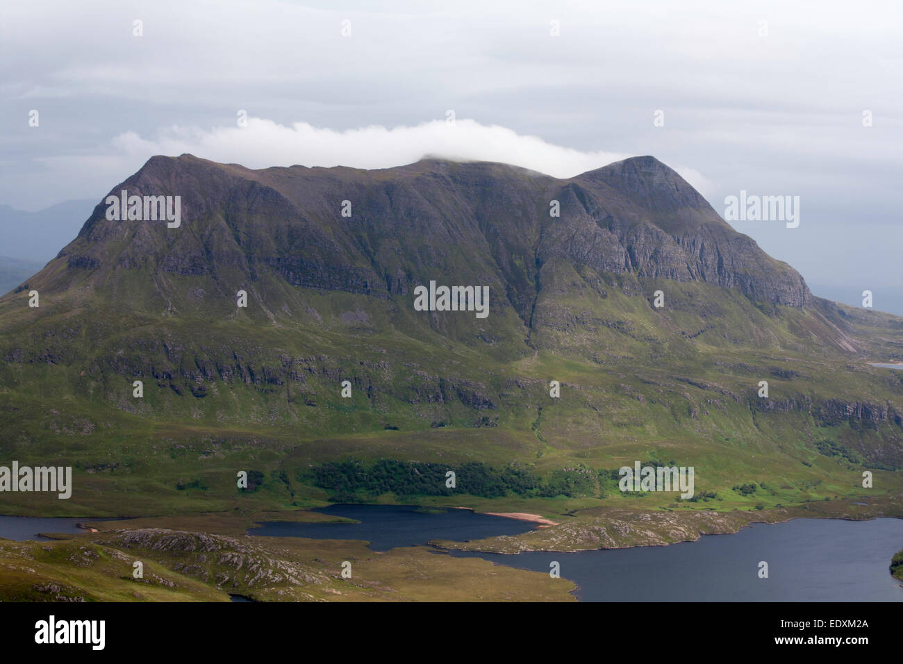 Stac Pollaidh de Mor cul Inverpolly National Nature Reserve Assynt près de l'Écosse d'Ullapool Banque D'Images