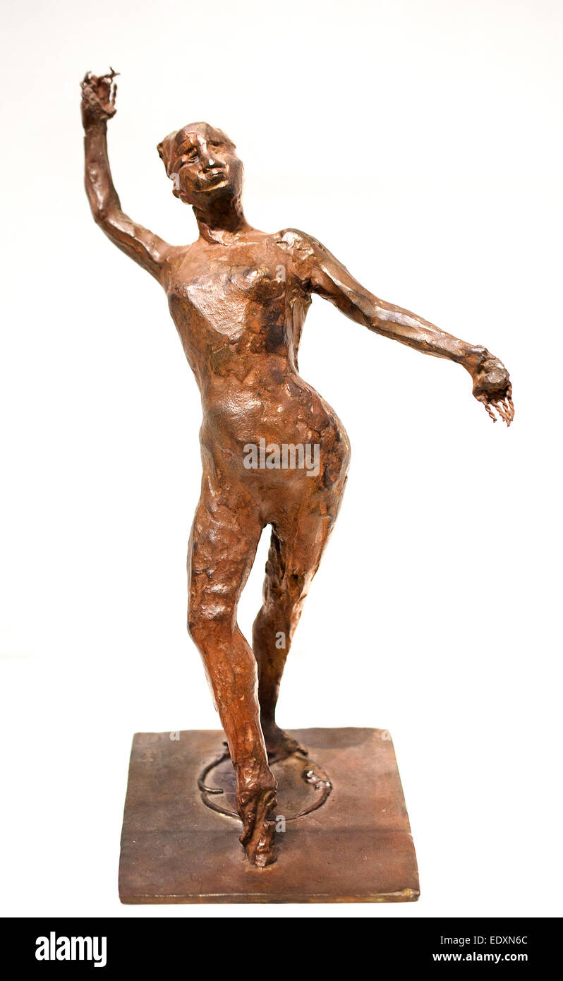 Ballerine avec Tambourin 1885 Edgar Degas 1834-1917 France 1878 Français Banque D'Images