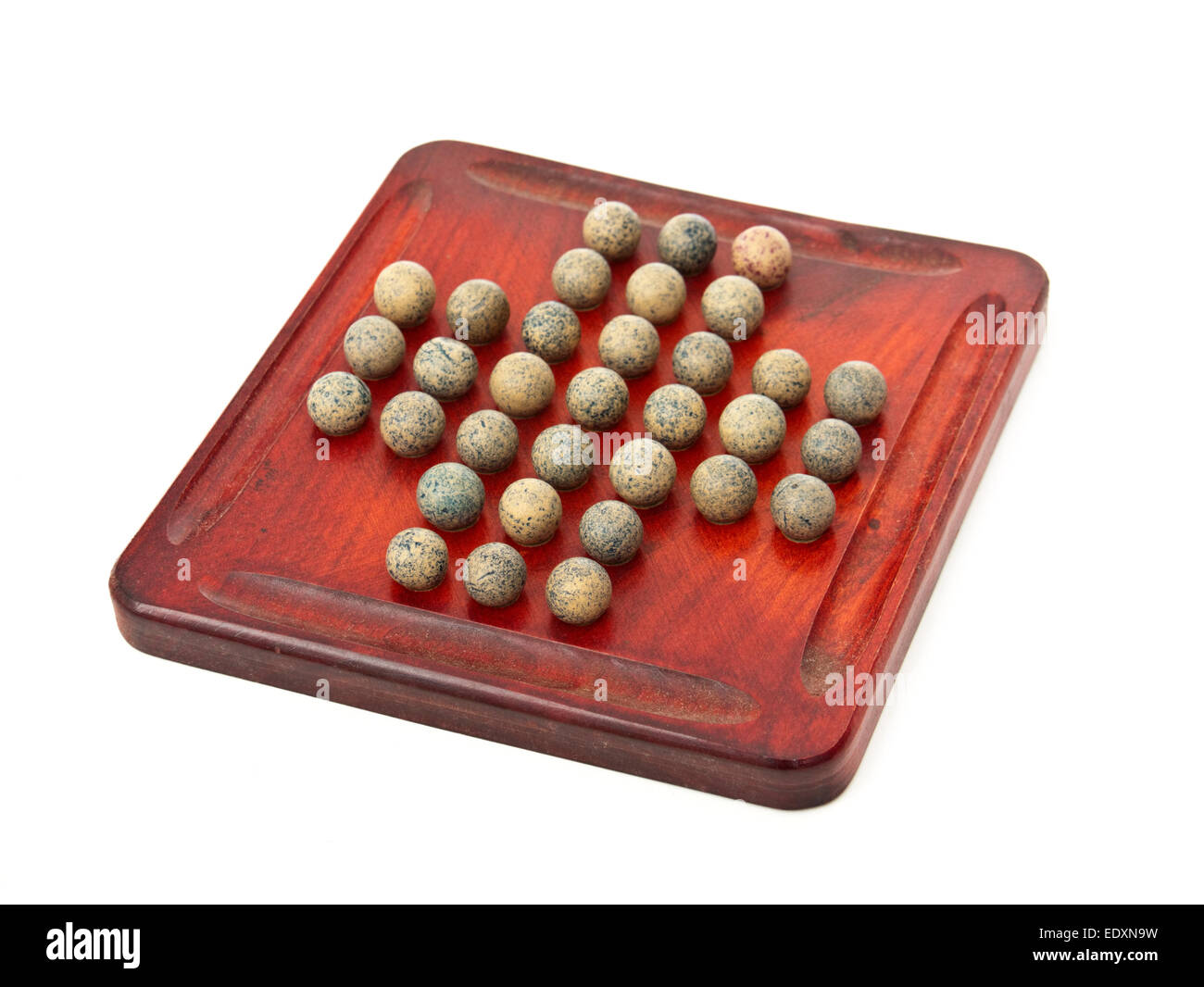 Vintage 1930 Solitaire par Jeux Glevum (Gloucester, Royaume-Uni). Banque D'Images