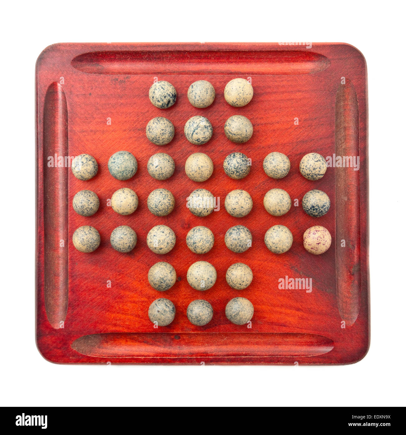 Vintage 1930 Solitaire par Jeux Glevum (Gloucester, Royaume-Uni). Banque D'Images