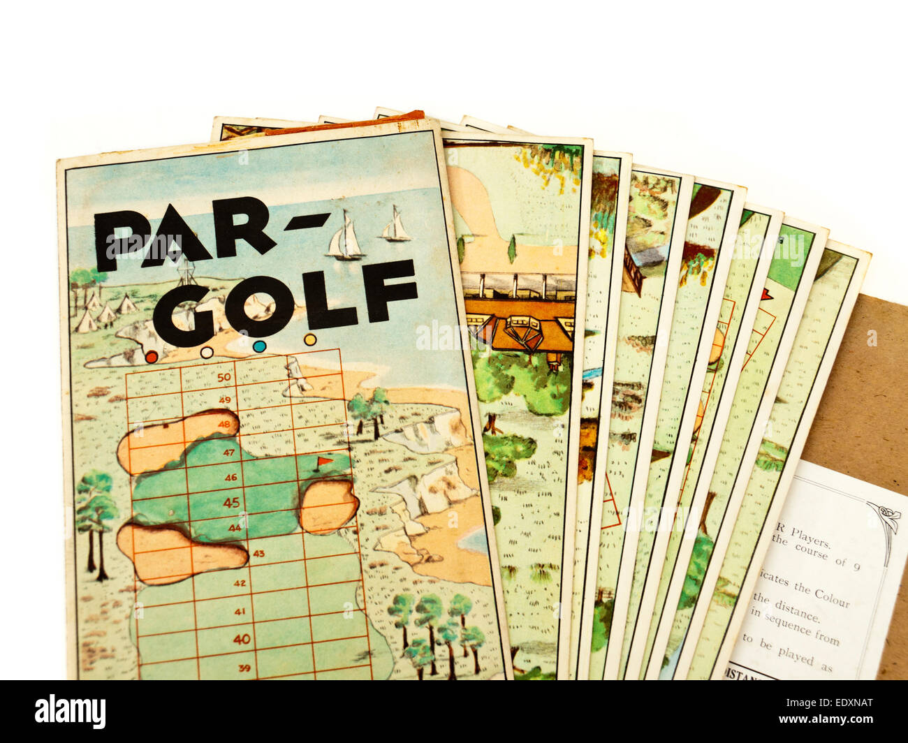 Vintage 1930's 'Par-Golf' jeu par Chad Valley, Angleterre Banque D'Images