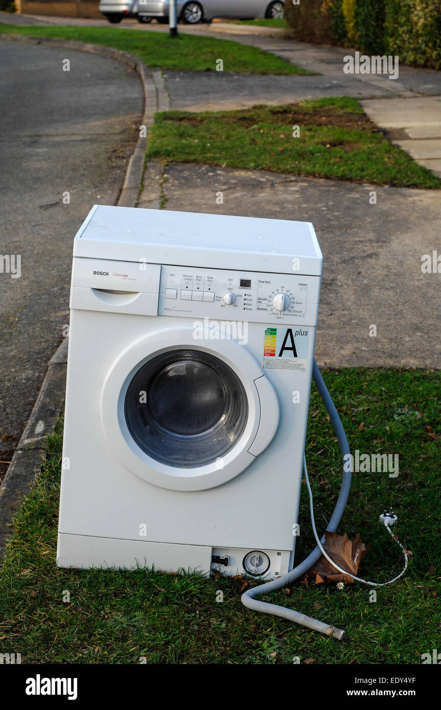 Un lave-linge Banque D'Images