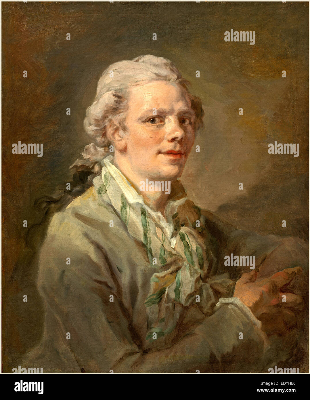 Jeune homme français du xviiième siècle Banque de photographies et d