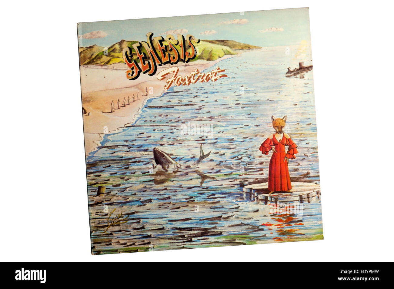 Foxtrot est le quatrième album studio du groupe de rock progressif Anglais Genesis, sorti en 1972. Banque D'Images