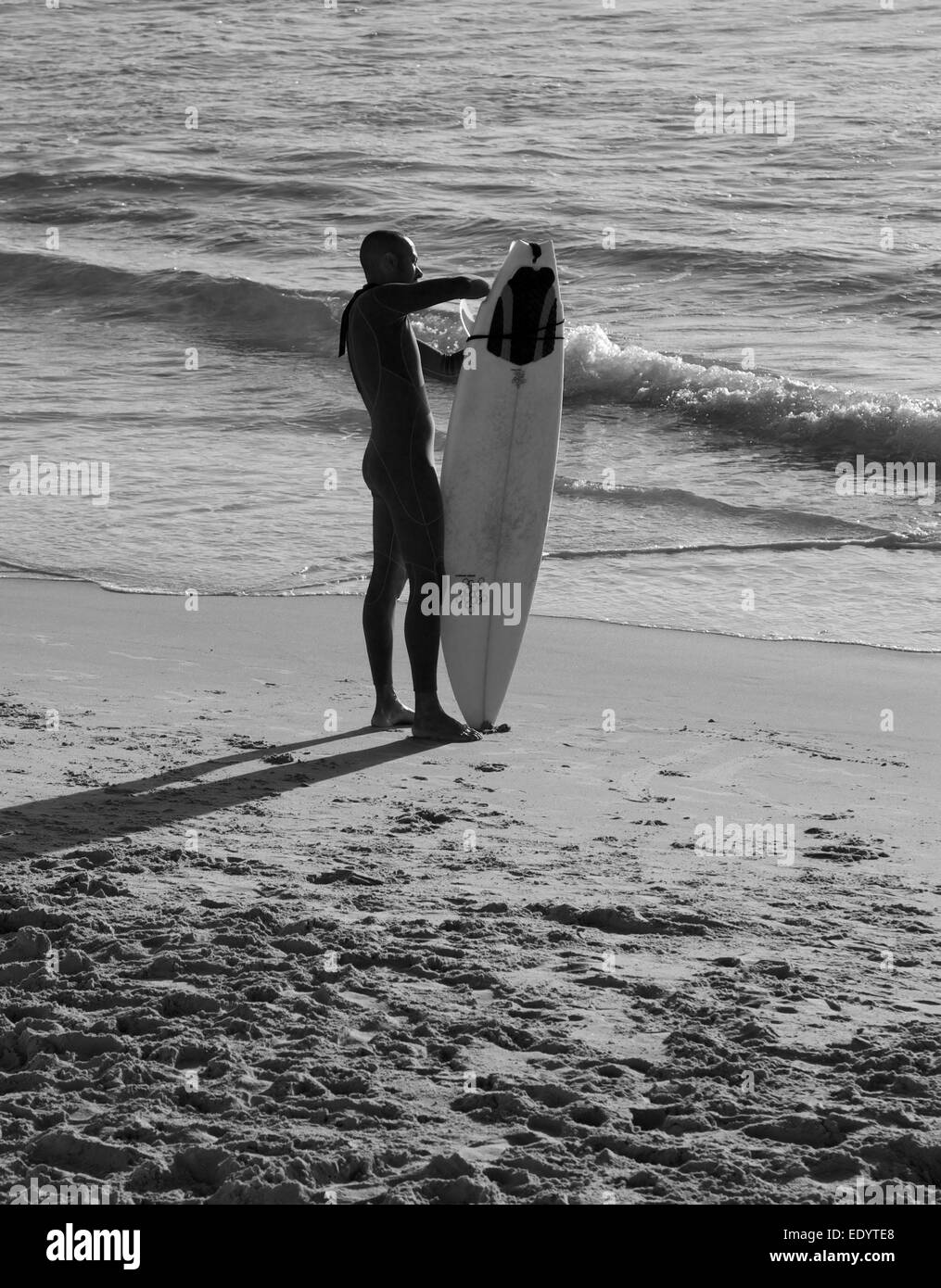 Obtenir le prêt de surf Banque D'Images