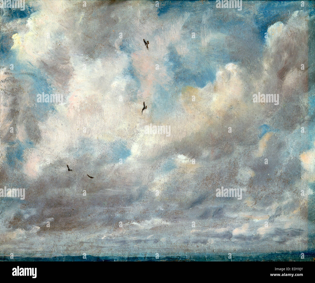 Étude de nuages stratocumulus, John Constable, 1776-1837, British Banque D'Images