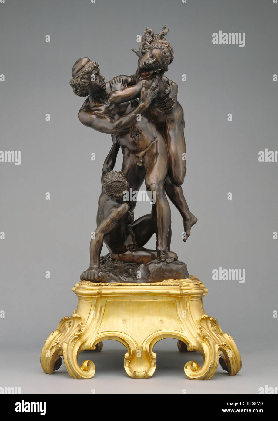 L'enlèvement d'Hélène par Paris ; Giovanni Francesco Susini, Italien, 1585 - 1653 ; Italie, Europe ; 1627 ; bronze Banque D'Images