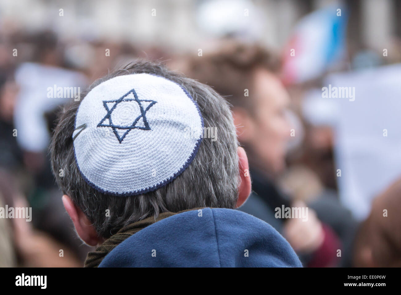 Londres, Royaume-Uni. Jan 11, 2015. Les Londoniens sont unis avec la France après les attaques terroristes : Zefrog Crédit/Alamy Live News Banque D'Images
