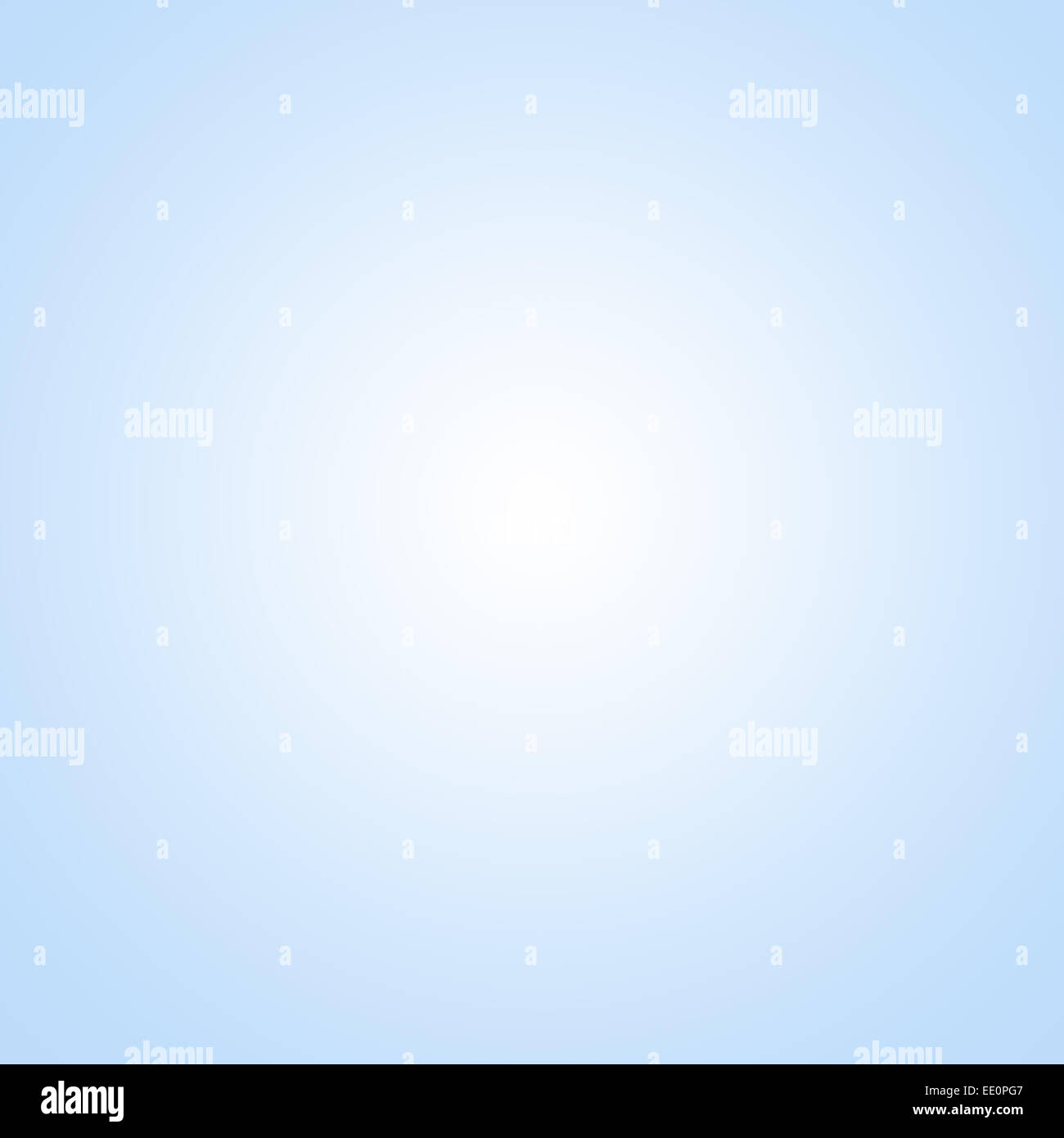 Dégradé bleu clair et blanc sur le fond blanc Banque D'Images