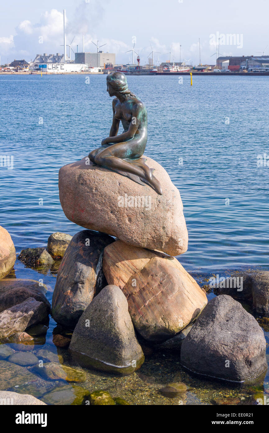 Petite Sirène / Den lille havfrue, Copenhague, Danemark Banque D'Images