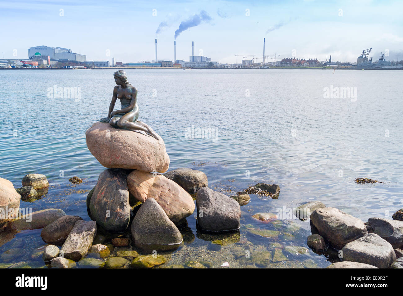 Petite Sirène / Den lille havfrue, Copenhague, Danemark Banque D'Images