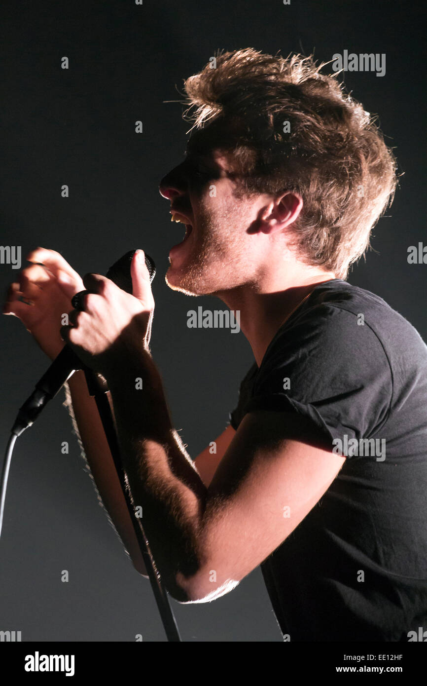Londres, Royaume-Uni, 12 Jan, 2015, Paolo Nutini, O2 Arena, le crédit : Robert Stainforth/Alamy Live News Banque D'Images