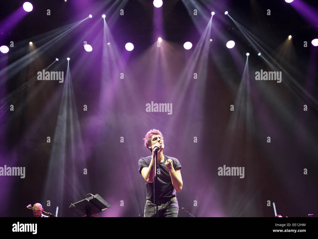 Londres, Royaume-Uni, 12 Jan, 2015, Paolo Nutini, O2 Arena, le crédit : Robert Stainforth/Alamy Live News Banque D'Images