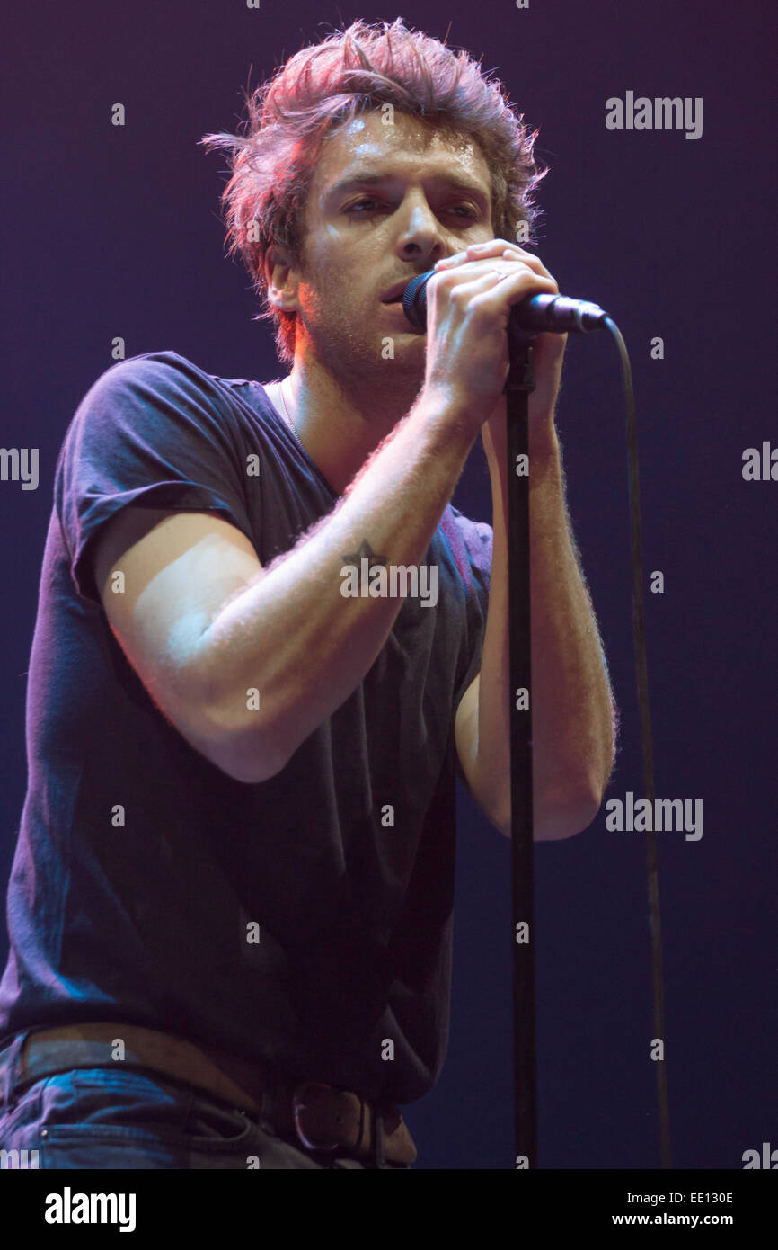 Londres, Royaume-Uni, 12 Jan, 2015, Paolo Nutini, O2 Arena, le crédit : Robert Stainforth/Alamy Live News Banque D'Images