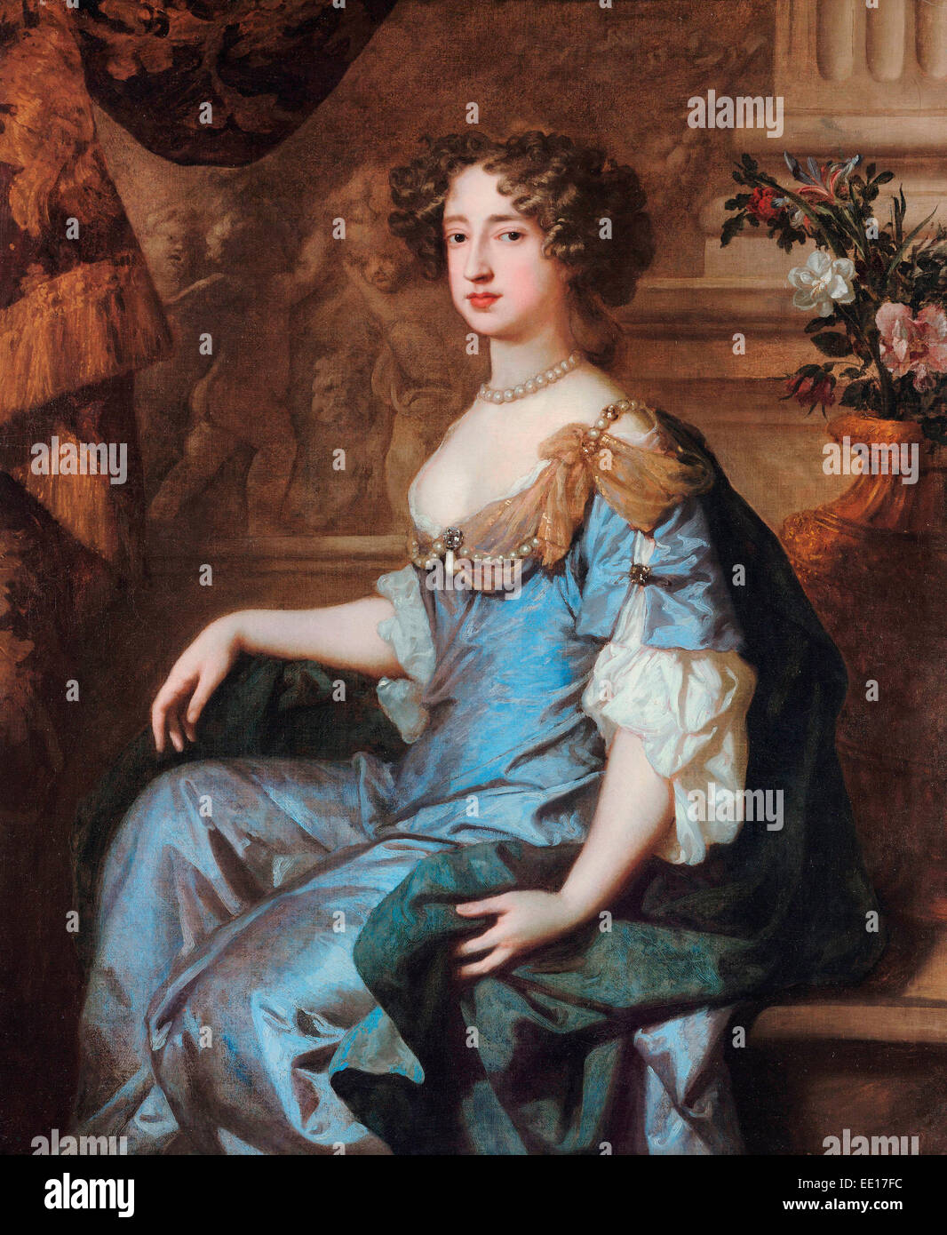 Queen Mary II - Peter Lely vers 1680 Banque D'Images