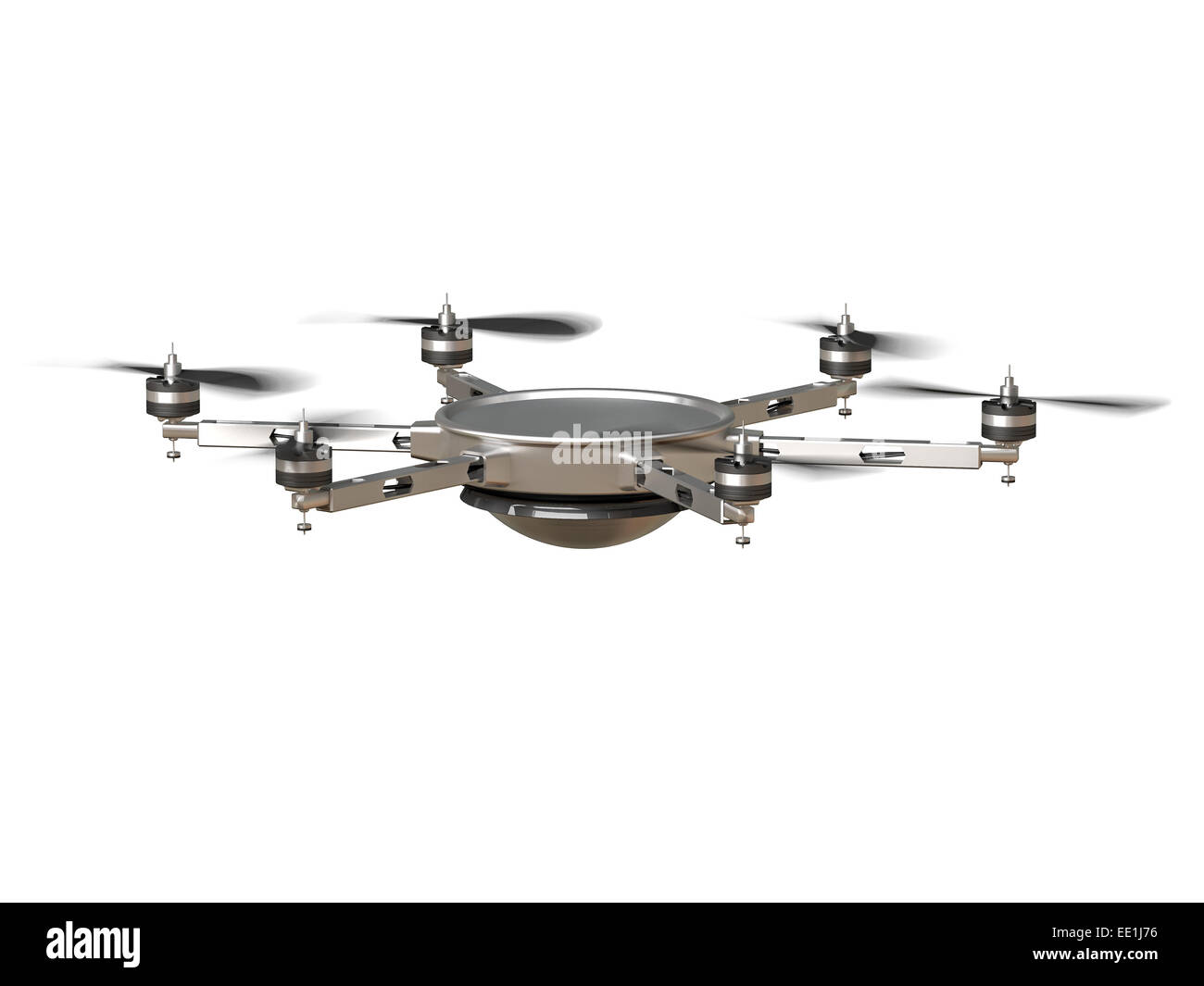 Image 3D de drone de livraison futuriste Banque D'Images