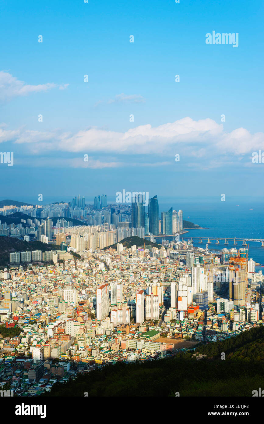 City skyline, Busan, Corée du Sud, Asie Banque D'Images