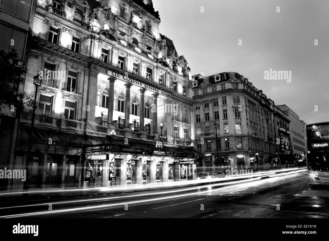 Her Majesty's Theatre, Londres - Le Fantôme de l'Opéra Banque D'Images