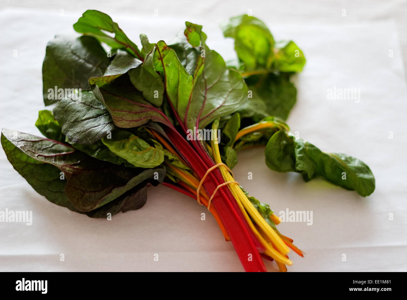 Bette À Carde Rouge Banque d'image et photos - Alamy