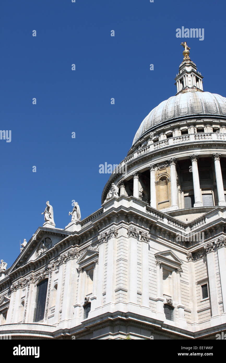 La Cathédrale Saint Paul à Londres, Royaume-Uni Banque D'Images