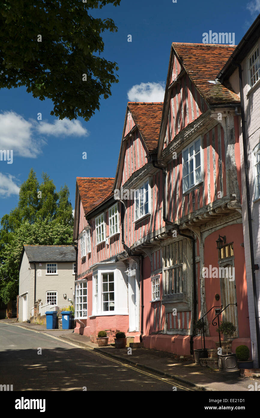 Royaume-uni l'Angleterre, dans le Suffolk, Lavenham, Barn Street, Old Grammar School, où le gendarme a été élève Banque D'Images