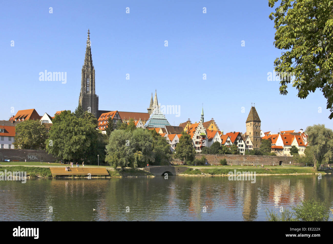 Deutschland, Bade-Wurtemberg, à Ulm, Europa, Alb-danube-Kreis, Sehenswuerdigkeit, Gebaeude, Bauwerk, Architektur, Altstadt, St Banque D'Images