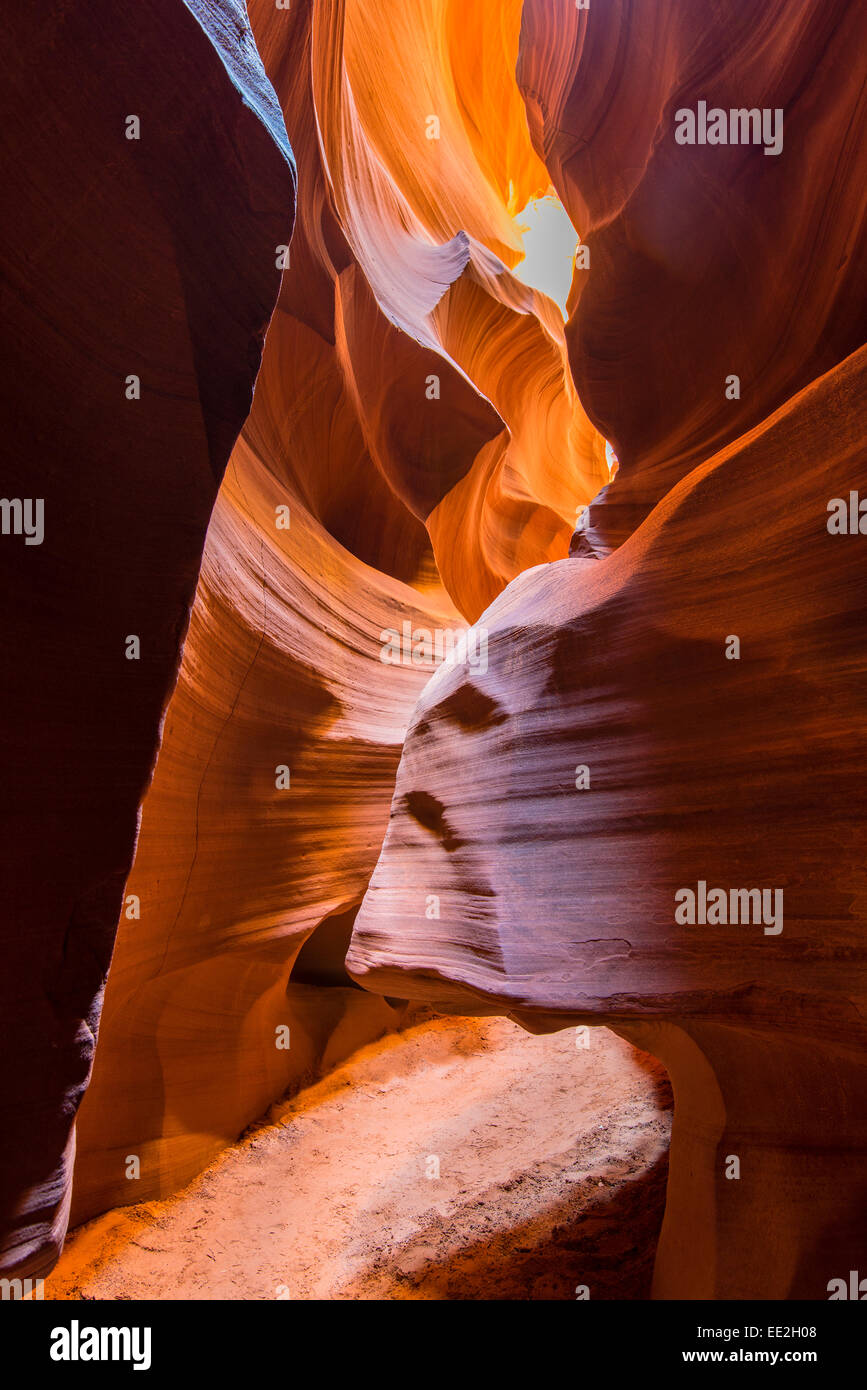 Upper Antelope Canyon Navajo Tribal Park, Page, Arizona, USA Banque D'Images