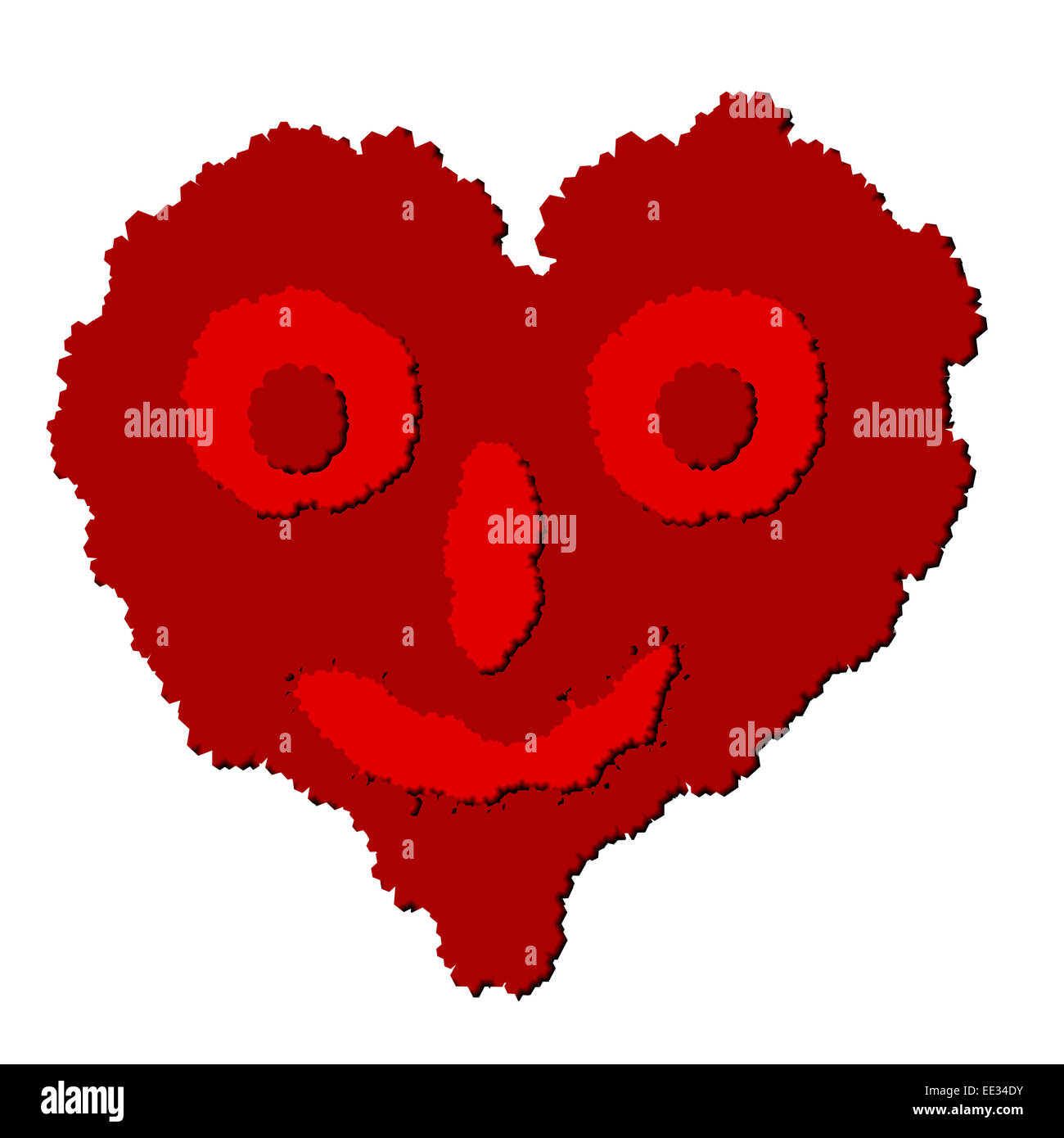 Coeur - symbole de l'amour - Ghost de l'amour Banque D'Images