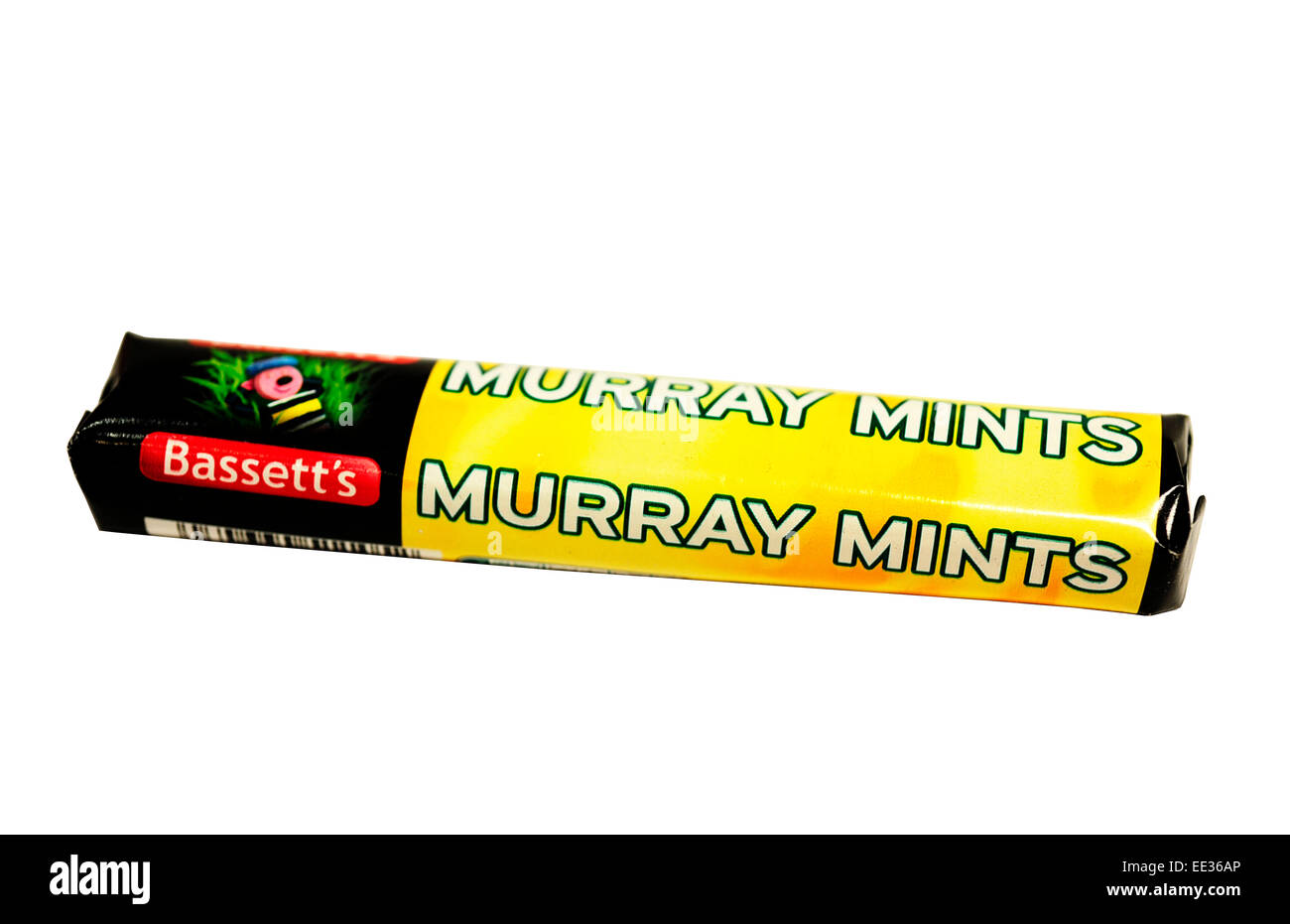 Close-up d'un paquet de Bassett's Murray à la menthe Banque D'Images