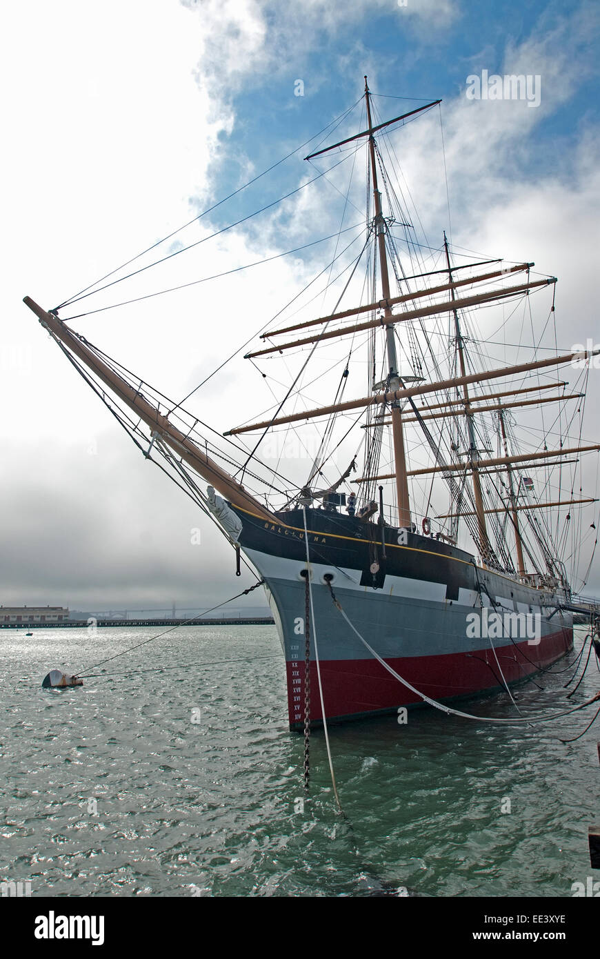 Balclutha, navire Maritime Museum, San Francisco, Banque D'Images